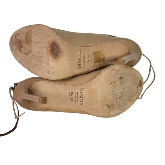 Vince Tan Open Toe Ankle Booties (Size 10M) - Picture 6 of 12